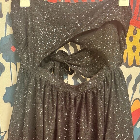 For Love & Lemons “Juni” Maxi Dress – Shimmer Black Strapless NWT ✨ - Picture 13 of 16